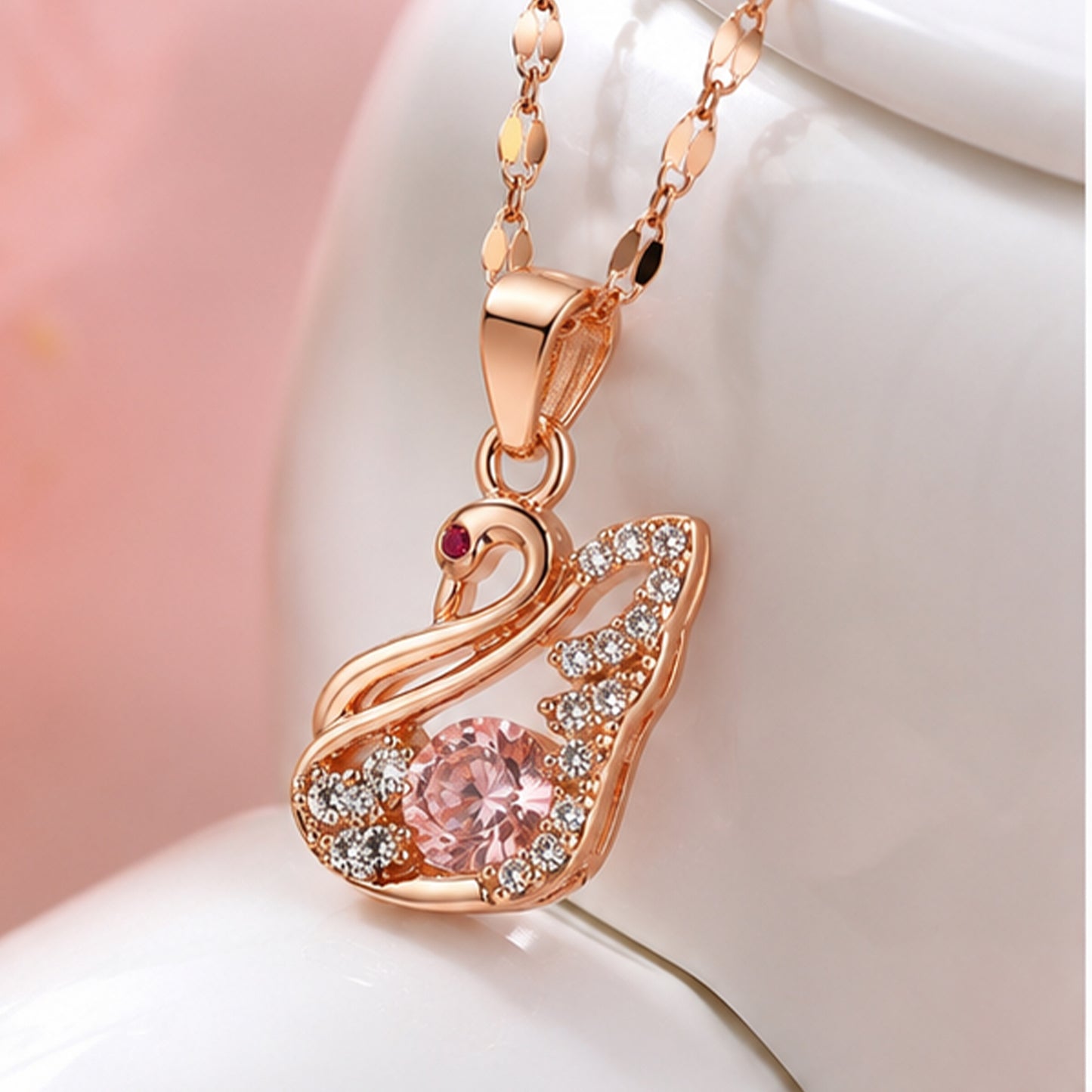Serena Swan Necklace