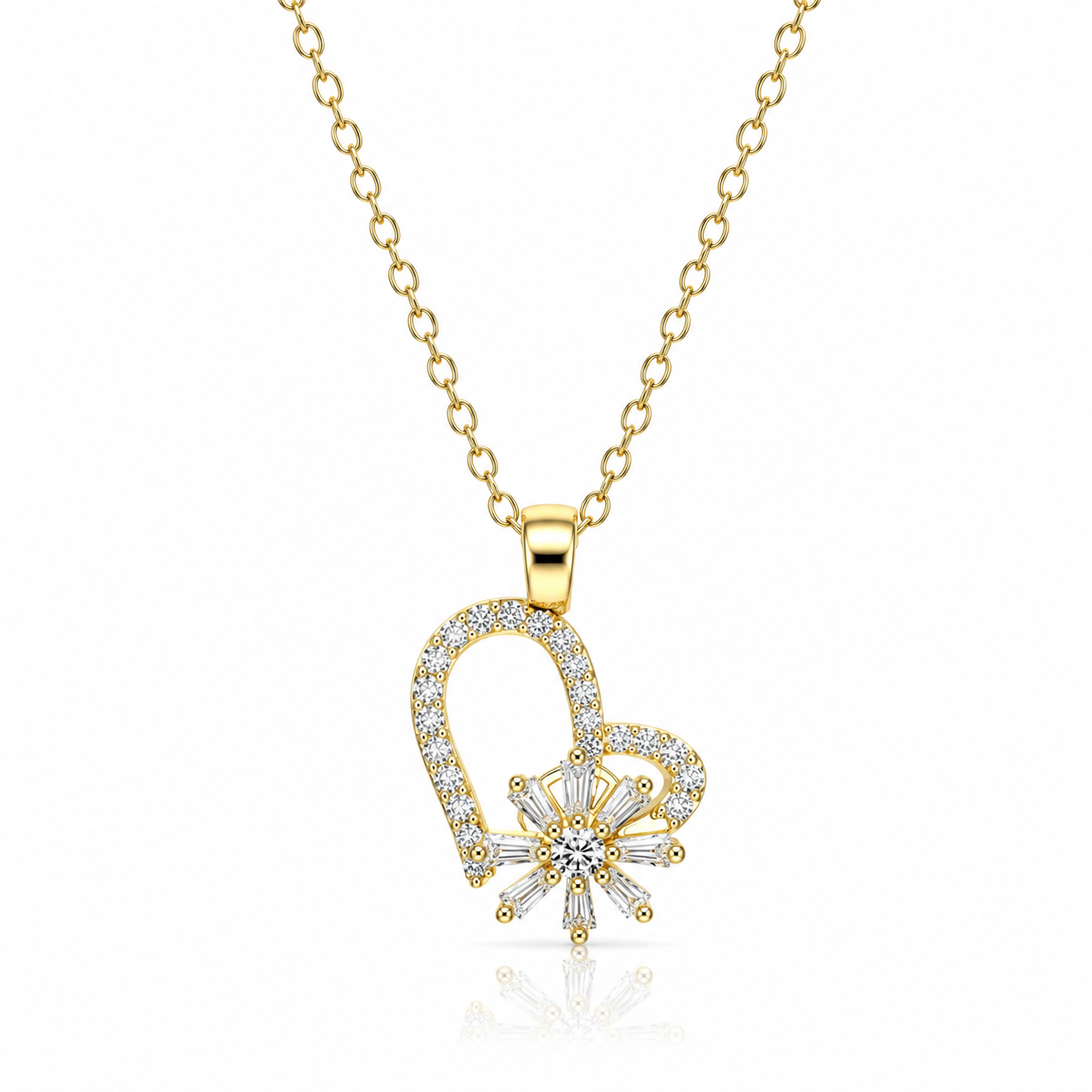 Bloom Heart Necklace