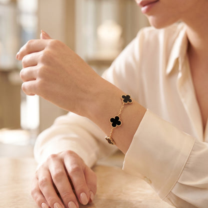 Noir Clover Bracelet