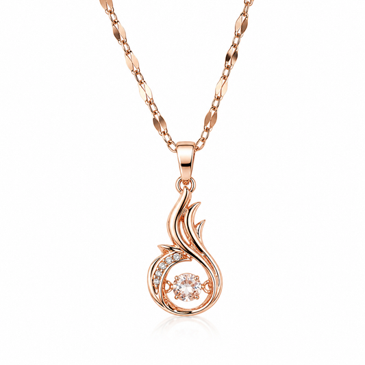 Infinity Flame Necklace