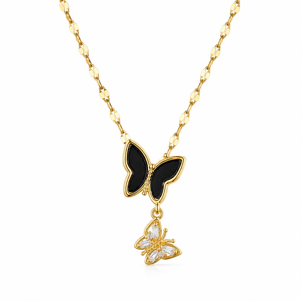 Velvet Butterfly Necklace