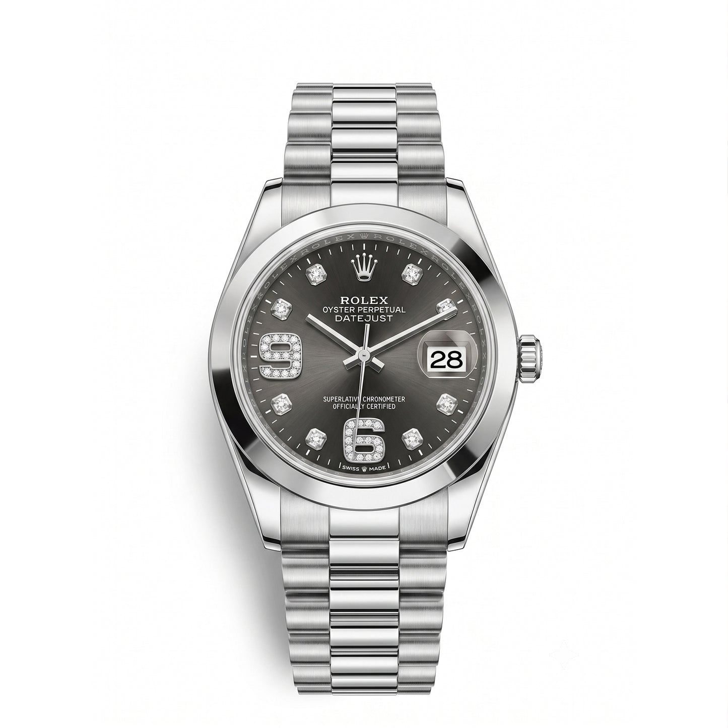 Rollie Silver Datejust Women's Watch