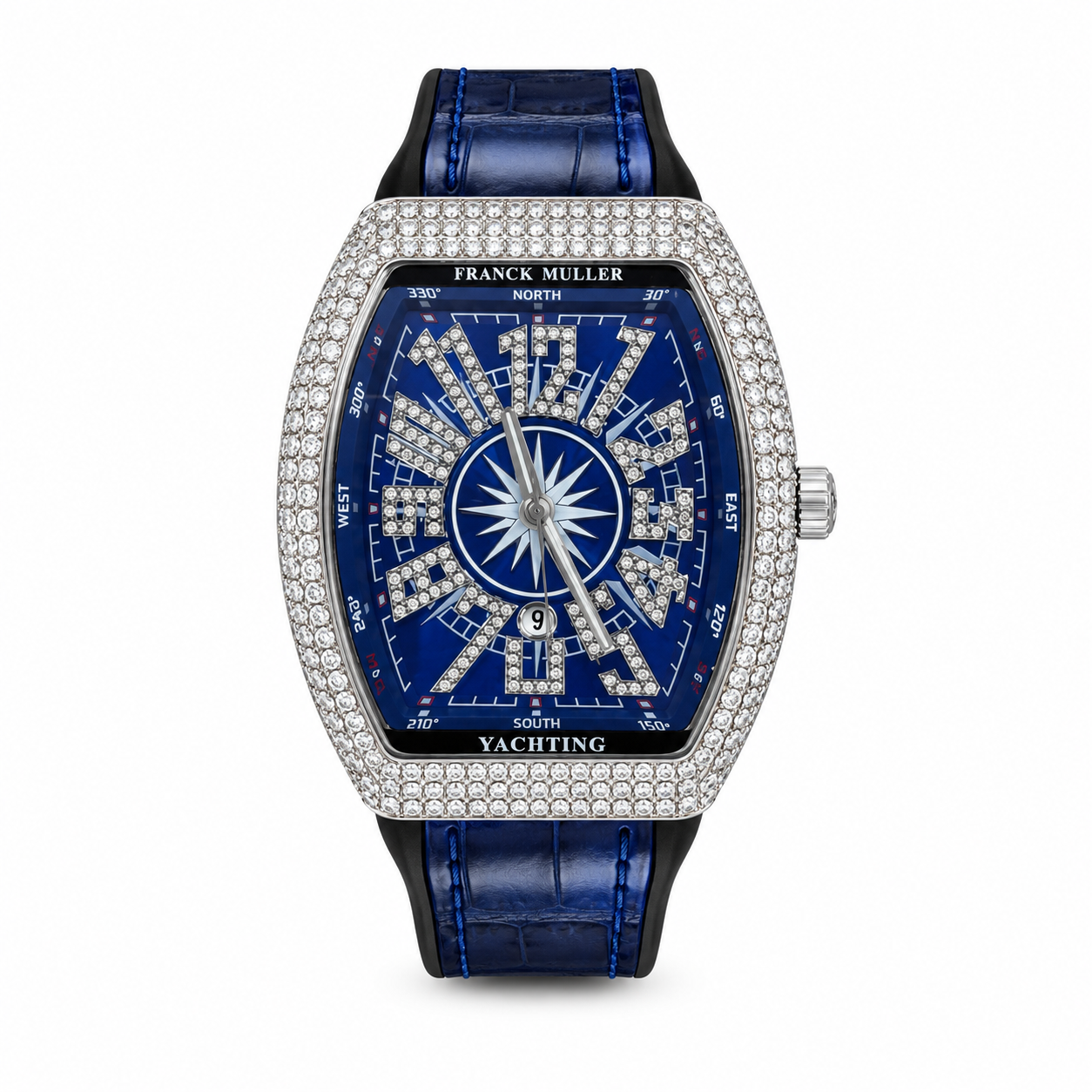 Royal Blue Iced-Out FM