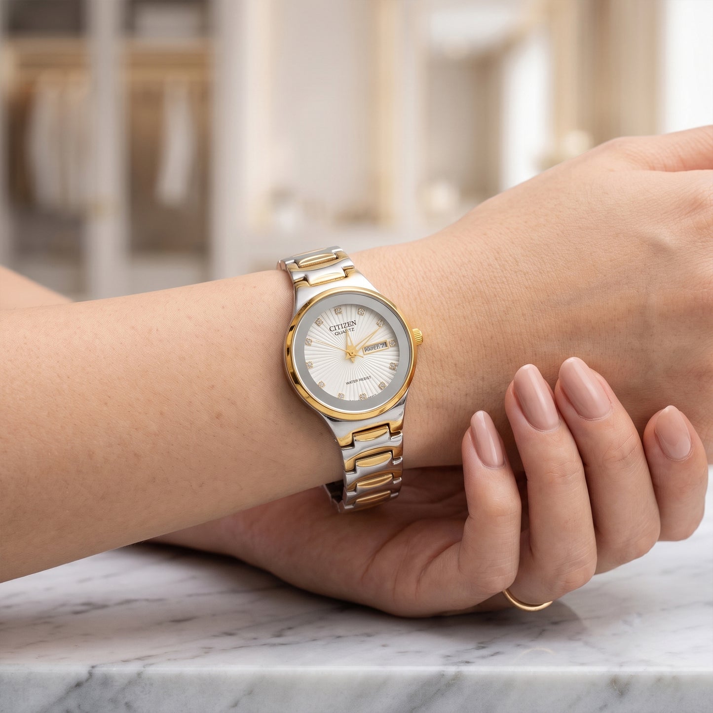 Citizen Corso Two-Tone Diamond Accent Women Watch
