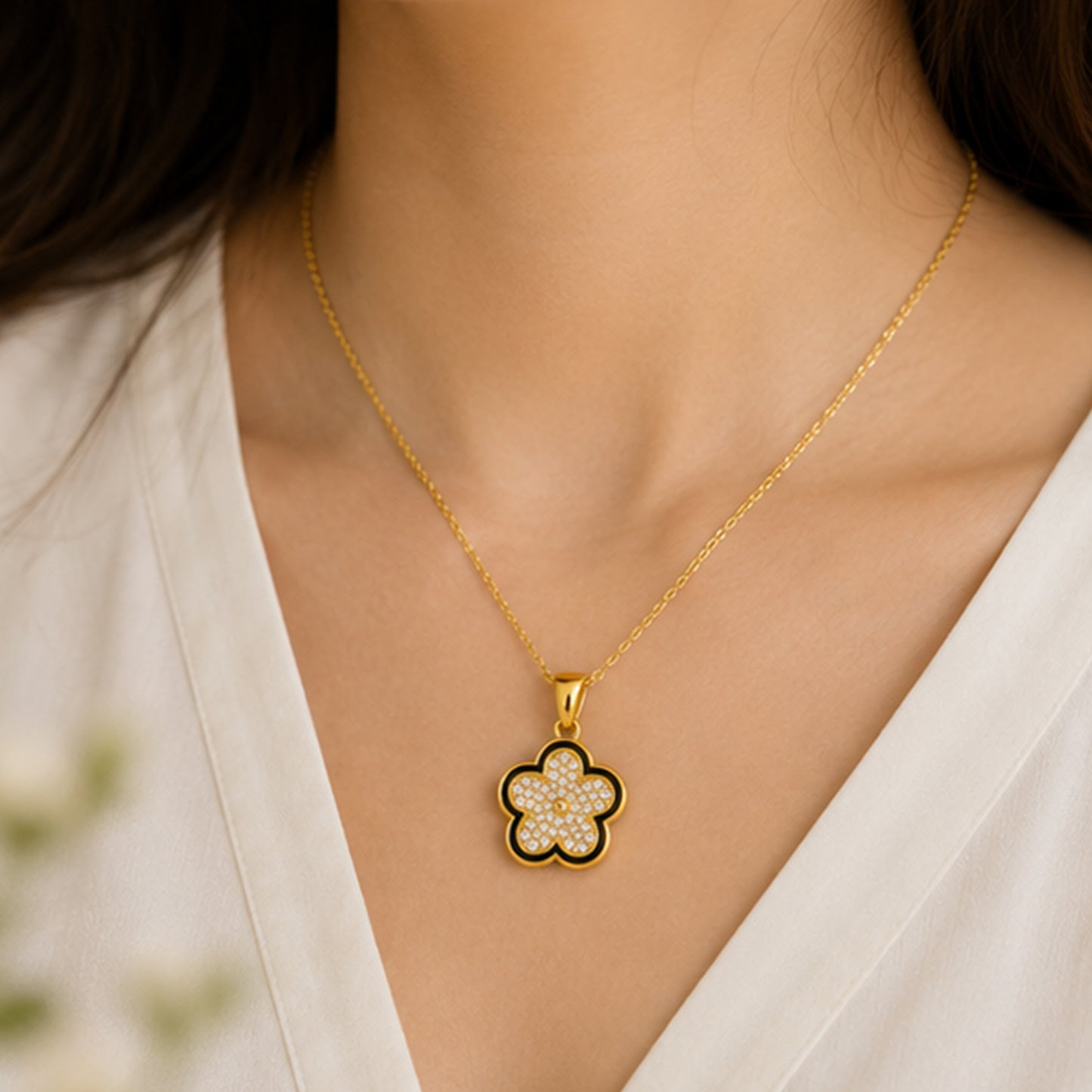 Golden Bloom Necklace