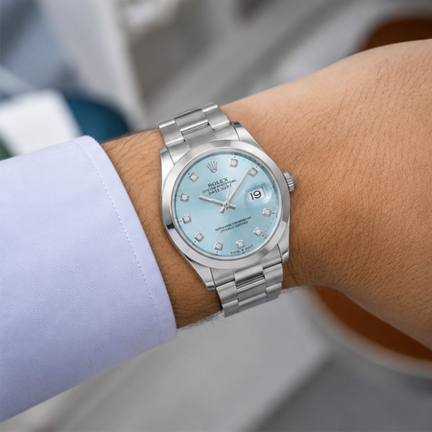 Rollie Datejust Ice Blue