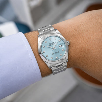 Rollie Datejust Ice Blue