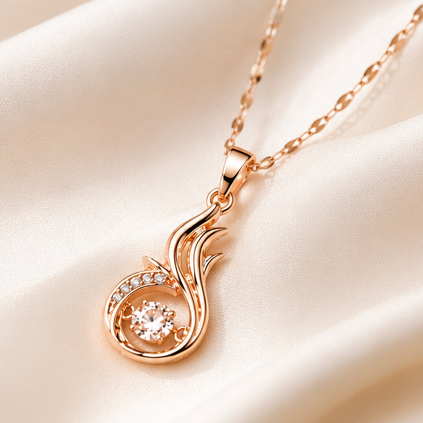 Infinity Flame Necklace