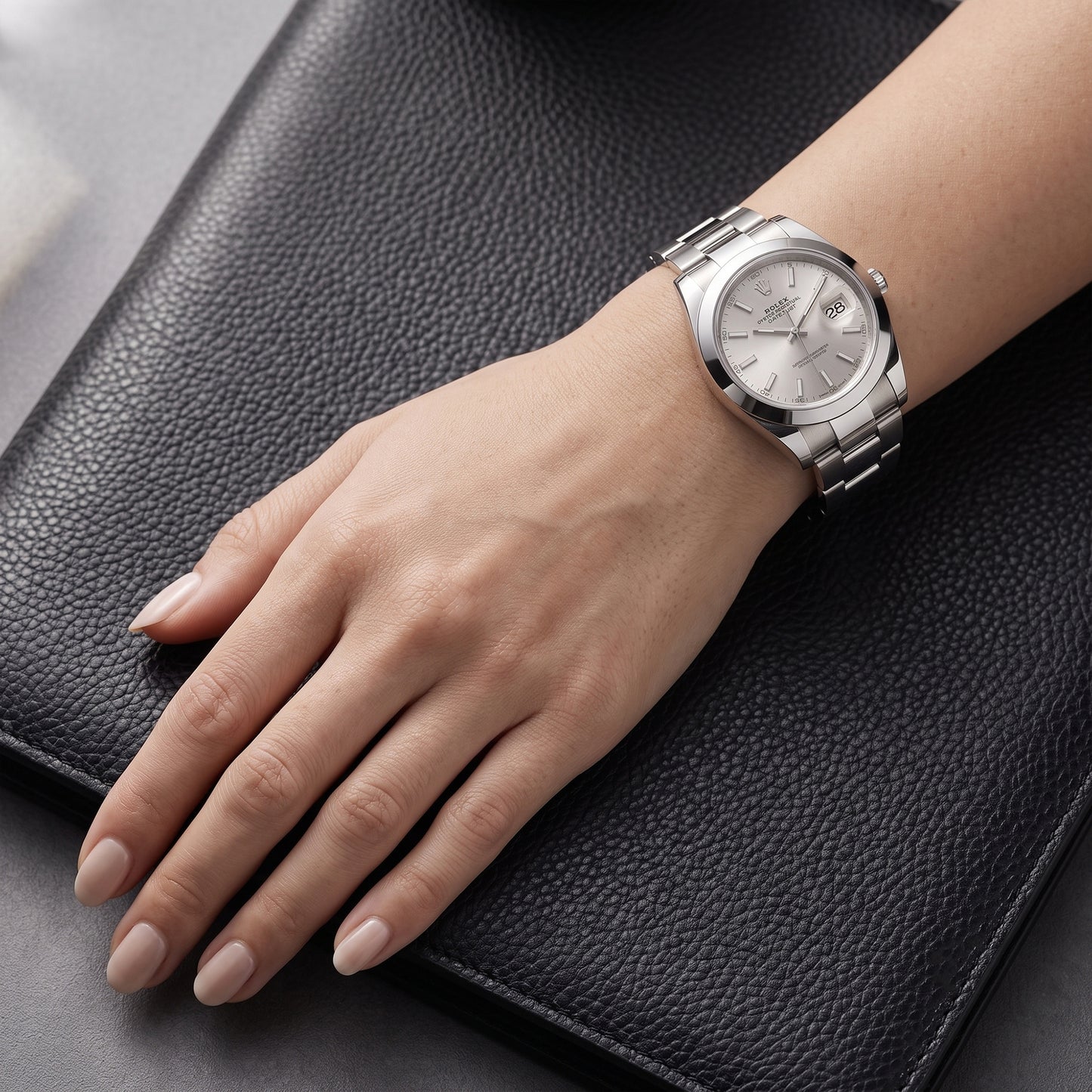 Rollie Datejust Silver Women's Watch