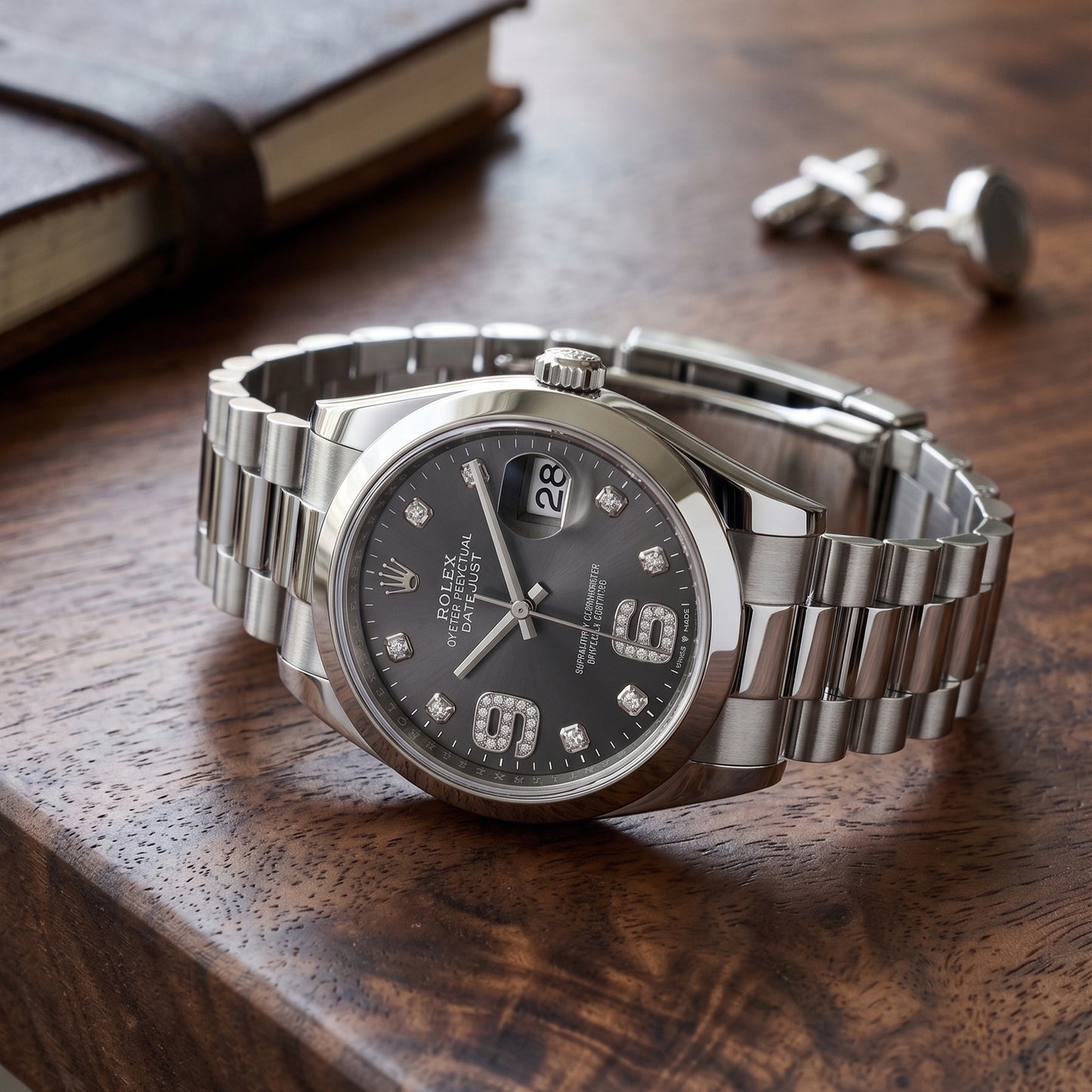 Rollie Silver Datejust Women's Watch