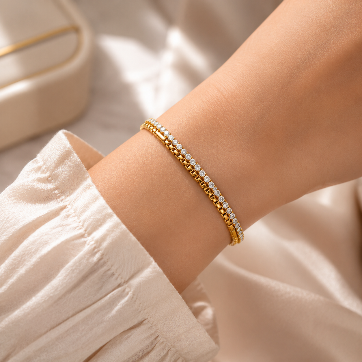 Crystal Tennis Bracelet