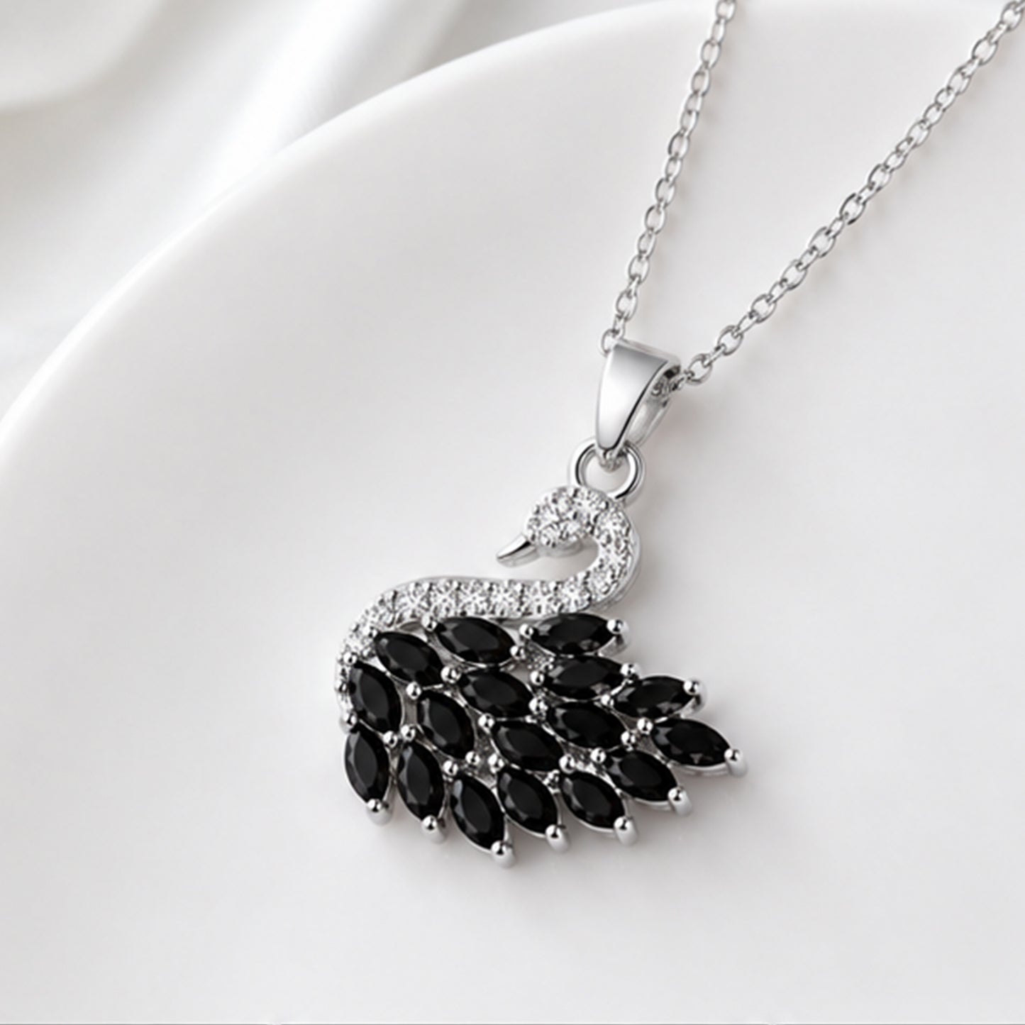 Majestic Swan Necklace