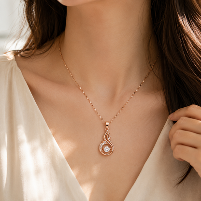 Infinity Flame Necklace