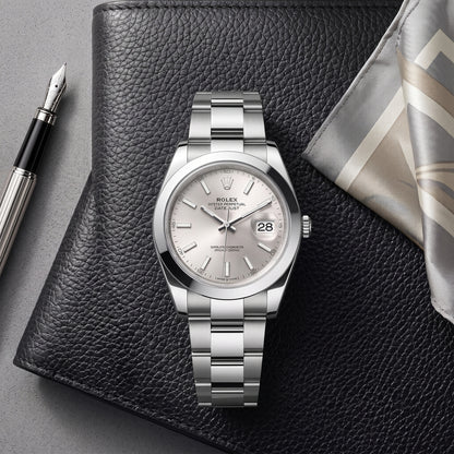Rollie Datejust Silver Women's Watch