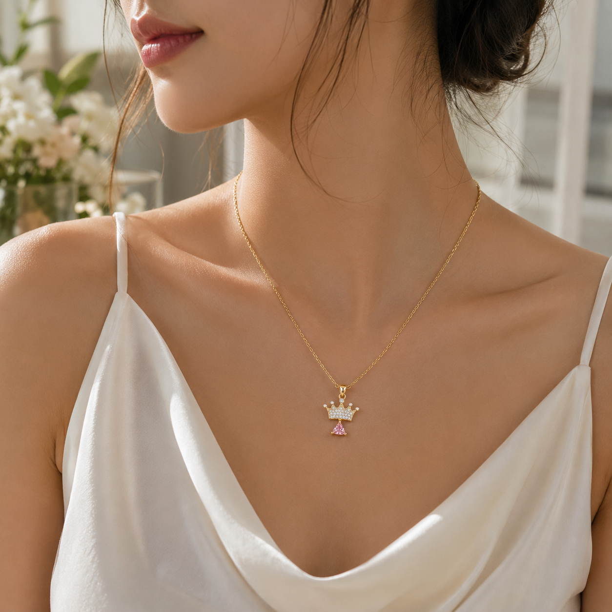 Princess Crown Necklace
