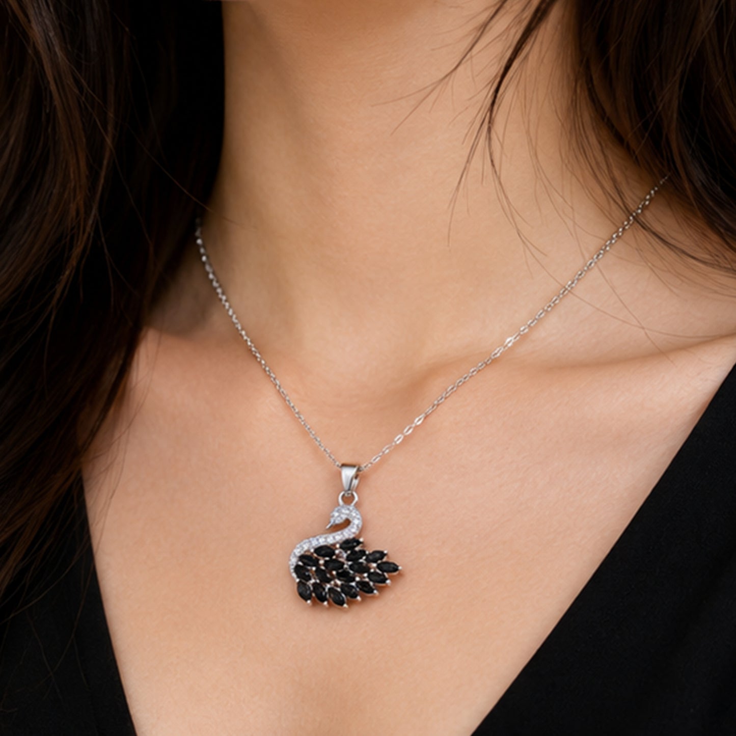 Majestic Swan Necklace