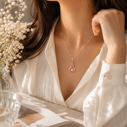 Infinity Flame Necklace