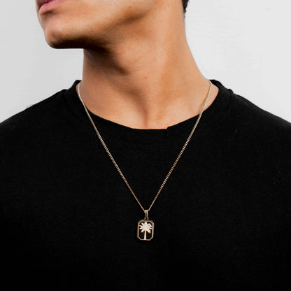 Silver Palm Tree Pendant